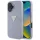 Tok Guess Hot Stamp 4G mintás háromszög alakú fém logó az iPhone 16, lila