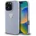Tok Guess Hot Stamp 4G mintás háromszög alakú fém logó az iPhone 16 Pro Max, lila
