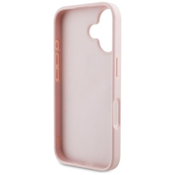 Guess GUHCP16SPGROP4MP Grained Roses Big 4G Logo tok iPhone 16 - rózsaszín