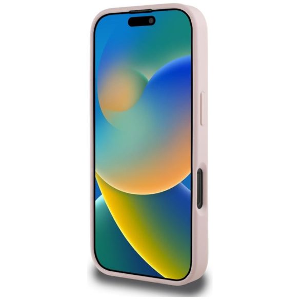 Guess GUHCP16XPGROP4MP Grained Roses Big 4G Logo tok iPhone 16 Pro Max - rózsaszín