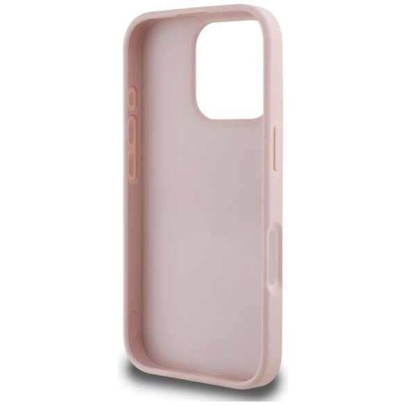 Guess GUHCP16XPGROP4MP Grained Roses Big 4G Logo tok iPhone 16 Pro Max - rózsaszín