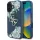 Guess GUHCP16SPGROP4MB Grained Roses Big 4G Logo tok iPhone 16 - kék