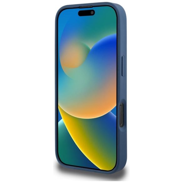 Guess GUHCP16LPGROP4MK Grained Roses Big 4G Logo tok iPhone 16 Pro Max - kék