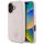Guess GUHMP16SPGBTMP Grained Hot Stamp Peony Triangle Logo MagSafe-kompatibilis tok iPhone 16 - rózsaszín Guess GUHMP16SPGBTMP Grained Hot Stamp Peony Triangle Logo MagSafe-kompatibilis tok iPhone 16 - rózsaszín