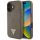 Guess GUHMP16SPGBTMW Grained Hot Stamp Peony Triangle Logo MagSafe-kompatibilis tok iPhone 16 - barna Guess GUHMP16SPGBTMW Grained Hot Stamp Peony Triangle Logo MagSafe-kompatibilis tok iPhone 16 - barna