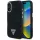 Tok Guess Denim Triangle Logo MagSafe tok iPhone 16, fekete