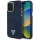 Tok Guess Denim Triangle Logo MagSafe tok iPhone 16 Pro, kék
