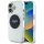 Guess GUHMP16SHTDRCEDK IML Metal Colored Circle Classic Logo MagSafe-kompatibilis tok iPhone 16 - fekete Guess GUHMP16SHTDRCEDK IML Metal Colored Circle Classic Logo MagSafe-kompatibilis tok iPhone 16 - fekete