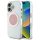 Guess GUHMP16SHTDRCEDP IML Metal Colored Circle Classic Logo MagSafe-kompatibilis tok iPhone 16 - rózsaszín Guess GUHMP16SHTDRCEDP IML Metal Colored Circle Classic Logo MagSafe-kompatibilis tok iPhone 16 - rózsaszín