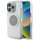 Guess GUHMP16XHTDRCEDG IML Metal Colored Circle Classic Logo MagSafe-kompatibilis tok iPhone 16 Pro Max - szürke Guess GUHMP16XHTDRCEDG IML Metal Colored Circle Classic Logo MagSafe-kompatibilis tok iPhone 16 Pro Max - szürke