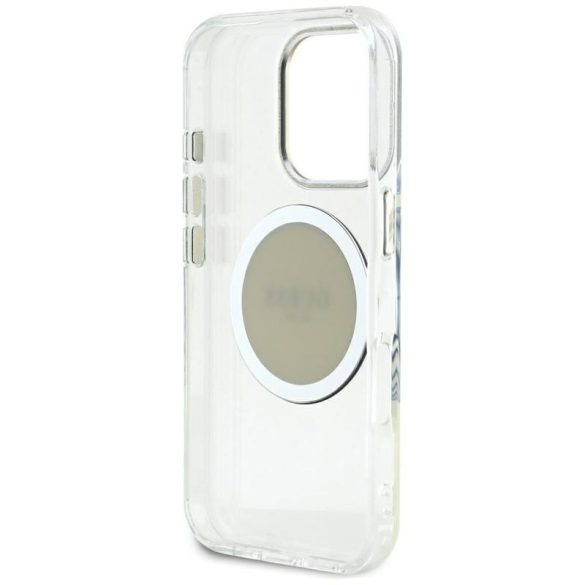 Guess GUHMP16XHTDRCEDG IML Metal Colored Circle Classic Logo MagSafe-kompatibilis tok iPhone 16 Pro Max - szürke