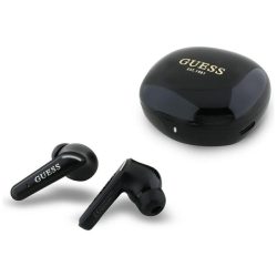   Guess GUTWST7FCEEK Flat Classic Logo Electroplated TWS Bluetooth vezeték nélküli fülhallgató - fekete