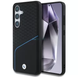   BMW bőrtok, texturált és sima felületű     MagSafe Samsung Galaxy S25, fekete