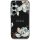 Guess Grained Printed Flower Pattern MagSafe-kompatibilis tok Samsung Galaxy S25 Ultra - fekete Guess Grained Printed Flower Pattern MagSafe-kompatibilis tok Samsung Galaxy S25 Ultra - fekete