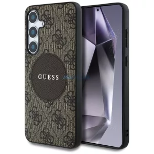 Guess 4G Round Patch Classic Logo MagSafe-kompatibilis tok Samsung Galaxy S25 Plus - barna