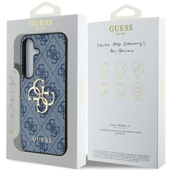 Guess Big 4G Logo Classic tok Samsung Galaxy S25 - kék