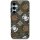Guess 4G Printed Colored Peony Pattern MagSafe-kompatibilis tok Samsung Galaxy S25 Ultra - barna