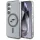 Karl Lagerfeld Button Karl & Choupette Heads Printed Logo MagSafe-kompatibilis tok Samsung Galaxy S25 - fekete