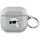 Karl Lagerfeld Monogram Karl fejhallgató-tok az AirPods 4, ezüst színű