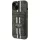Tok Guess 4G Stripes pénztárcás Magsafe tok iPhone 15, barna