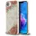 Tok Guess 4G virágmintás MagSafe tok iPhone 16e, rózsaszín