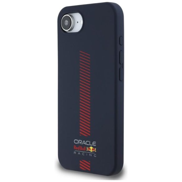 Red Bull RBHMPSE424SIVGSV Silicone w/ Powerbar MagSafe-kompatibilis tok iPhone 16e - tengerészkék