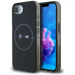 BMW IML Metal fehér Circle MagSafe tok iPhone 16e, fekete