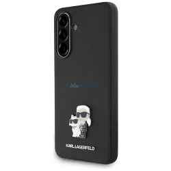   Karl Lagerfeld Saffiano w/ K&C Metal Logo tok Samsung Galaxy A56 – fekete