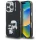 Karl Lagerfeld IML Aquarelle Karl & Choupette & Logo tok iPhone 16 Pro, fekete