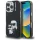 Karl Lagerfeld IML Aquarelle Karl & Choupette & Logo tok iPhone 16 Pro Max, fekete
