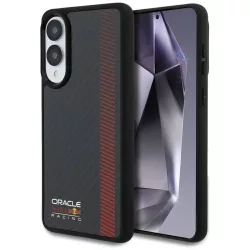   Red Bull RBHMS25E24CFGSMK Real Carbon Fiber Powerbar MagSafe-kompatibilis tok Samsung Galaxy S25 Edge - fekete