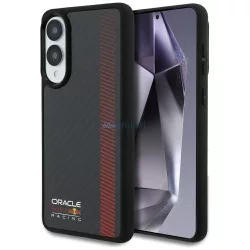   Red Bull RBHMS25E24CFGSMK Real Carbon Fiber Powerbar MagSafe-kompatibilis tok Samsung Galaxy S25 Edge - fekete