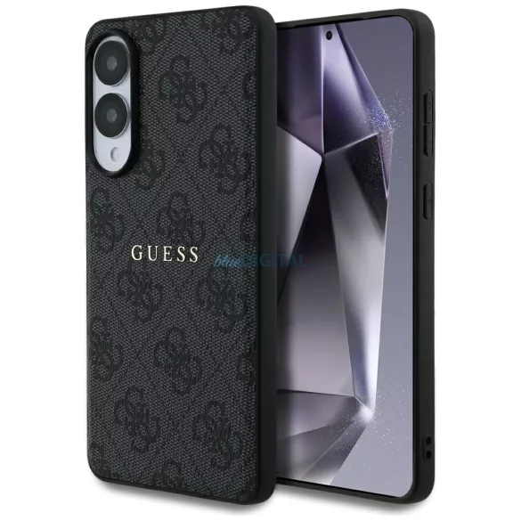 Tok Guess 4G Ring Classic Logo MagSafe  Samsung Galaxy S25 Edge fekete