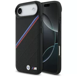 BMW M trikolor fém logó MagSafe tok iPhone Airhez Fekete