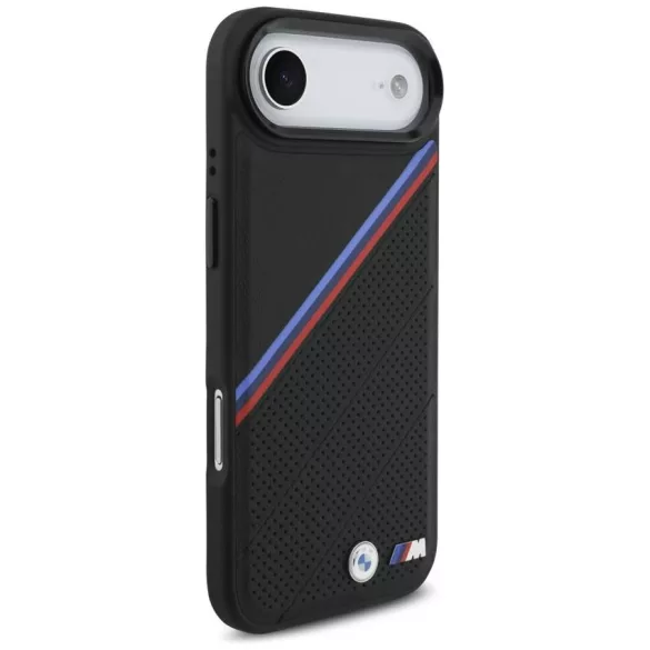 BMW M trikolor fém logó MagSafe tok iPhone Airhez Fekete