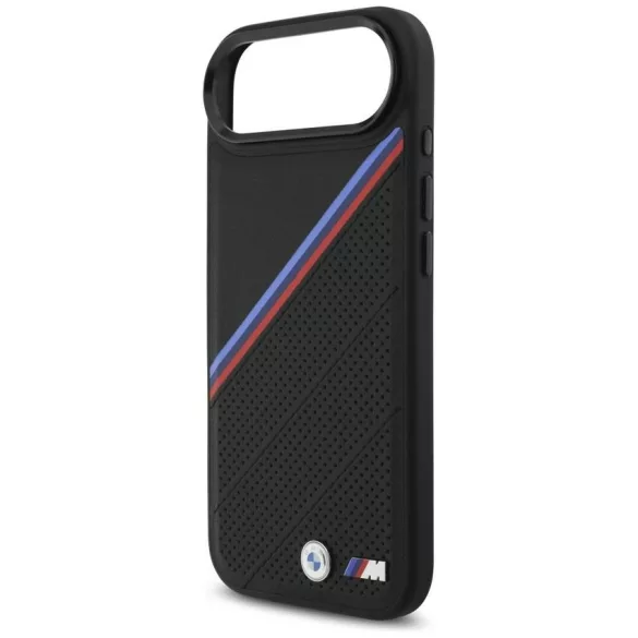 BMW M trikolor fém logó MagSafe tok iPhone Airhez Fekete