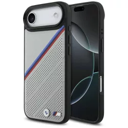 BMW M trikolor fém logó MagSafe tok iPhone Air szürke