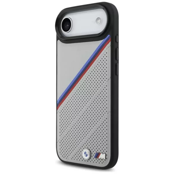 BMW M trikolor fém logó MagSafe tok iPhone Air szürke