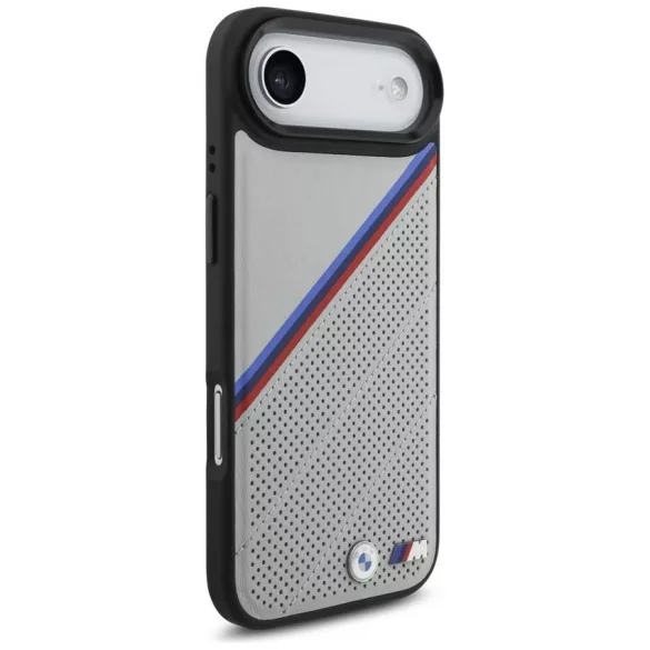 BMW M trikolor fém logó MagSafe tok iPhone Air szürke