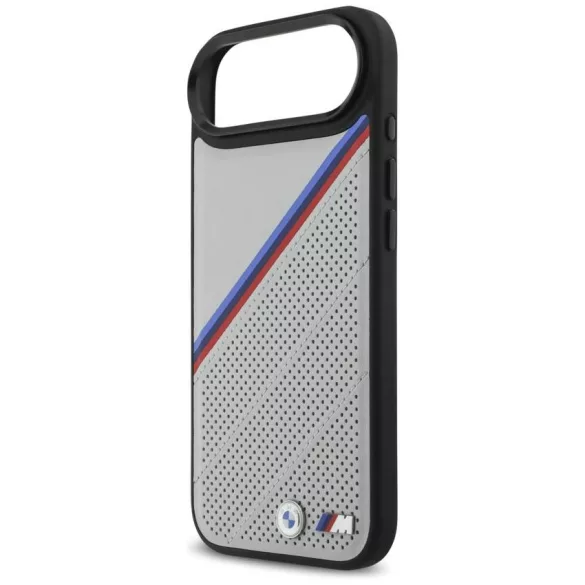 BMW M trikolor fém logó MagSafe tok iPhone Air szürke