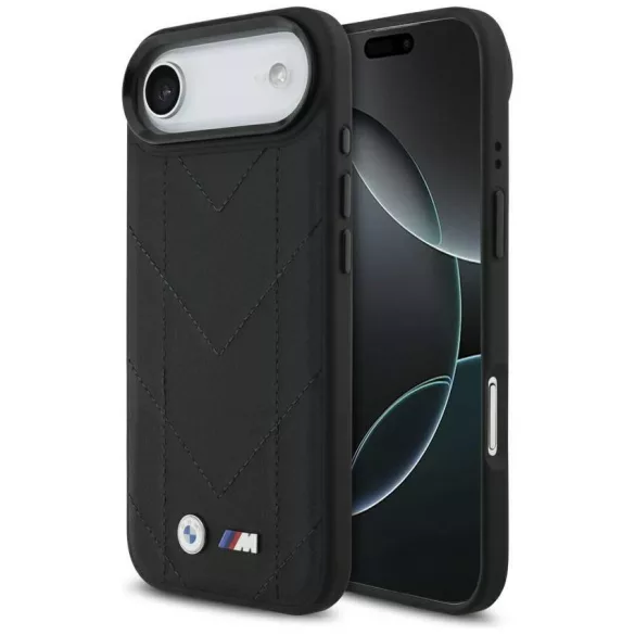 BMW M steppelt logóval ellátott tok MagSafe iPhone 17 Air készülékhez fekete