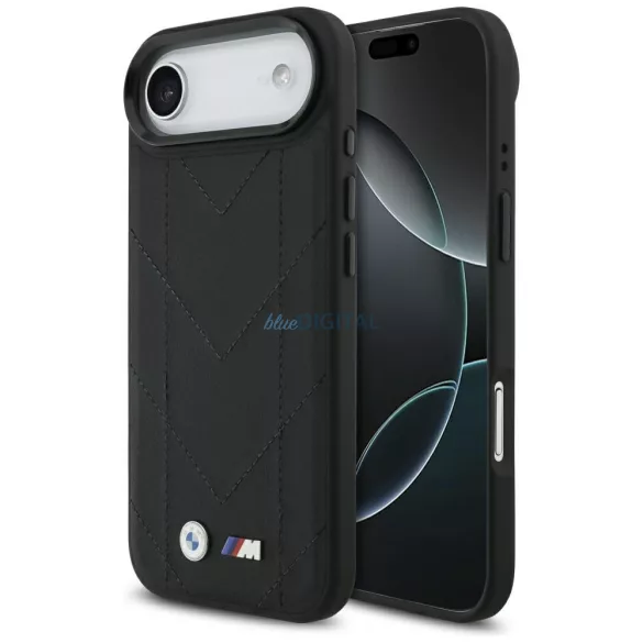 BMW M steppelt logóval ellátott tok MagSafe iPhone 17 Air készülékhez fekete