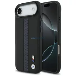   BMW M perforált csíkos logóval ellátott tok MagSafe iPhone Air készülékhez kék