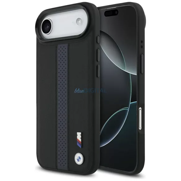 BMW M perforált csíkos logóval ellátott tok MagSafe iPhone Air készülékhez kék
