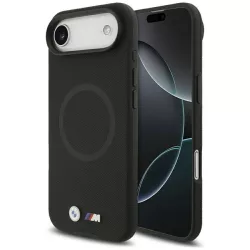 BMW M FW fém logó MagSafe tok iPhone Airhez Fekete