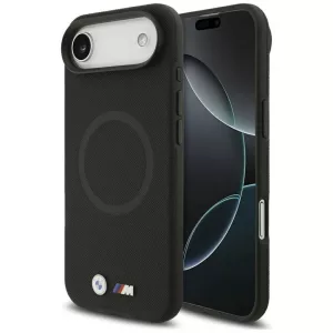 BMW M FW fém logó MagSafe tok iPhone Airhez Fekete