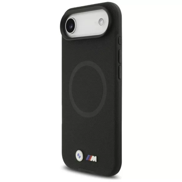 BMW M FW fém logó MagSafe tok iPhone Airhez Fekete