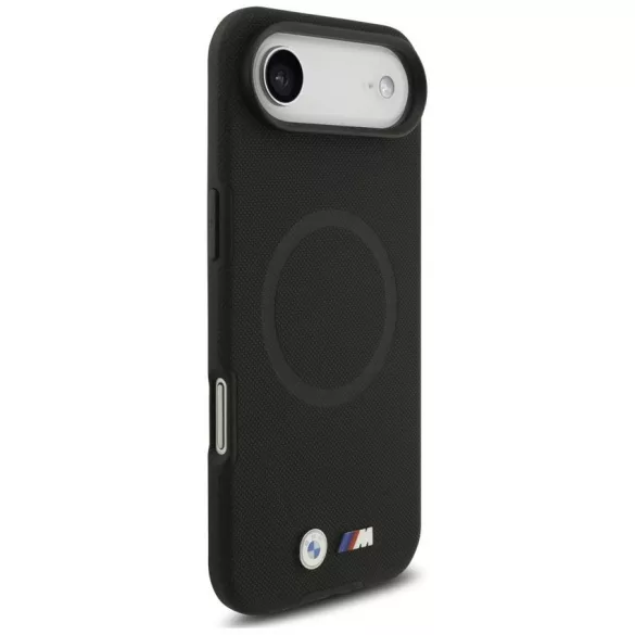 BMW M FW fém logó MagSafe tok iPhone Airhez Fekete