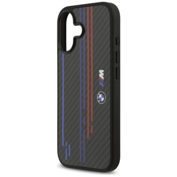 BMW M Kevlar Lines & Logo MagSafe tok iPhone 17 fekete