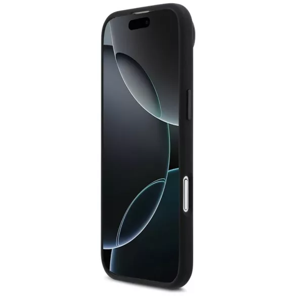 BMW M szilikon vízszintes vonalú MagSafe tok iPhone Air készülékhez Fekete